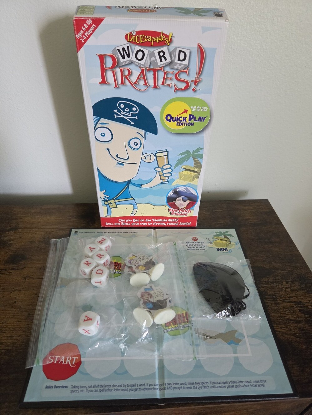 Dicecapades Word Pirates Quick Play Edition - Complete